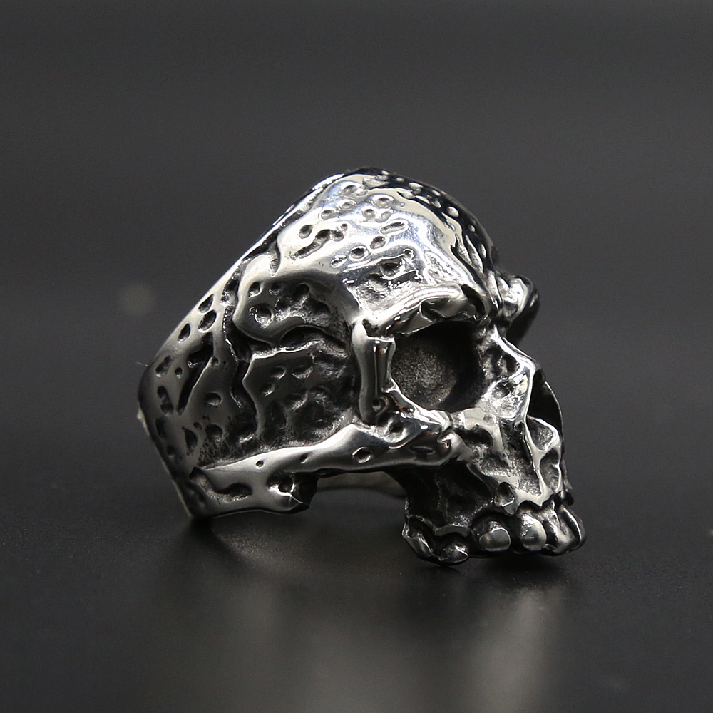 Anillo gótico de calavera de a - Mens Fashion Store reseña y precio