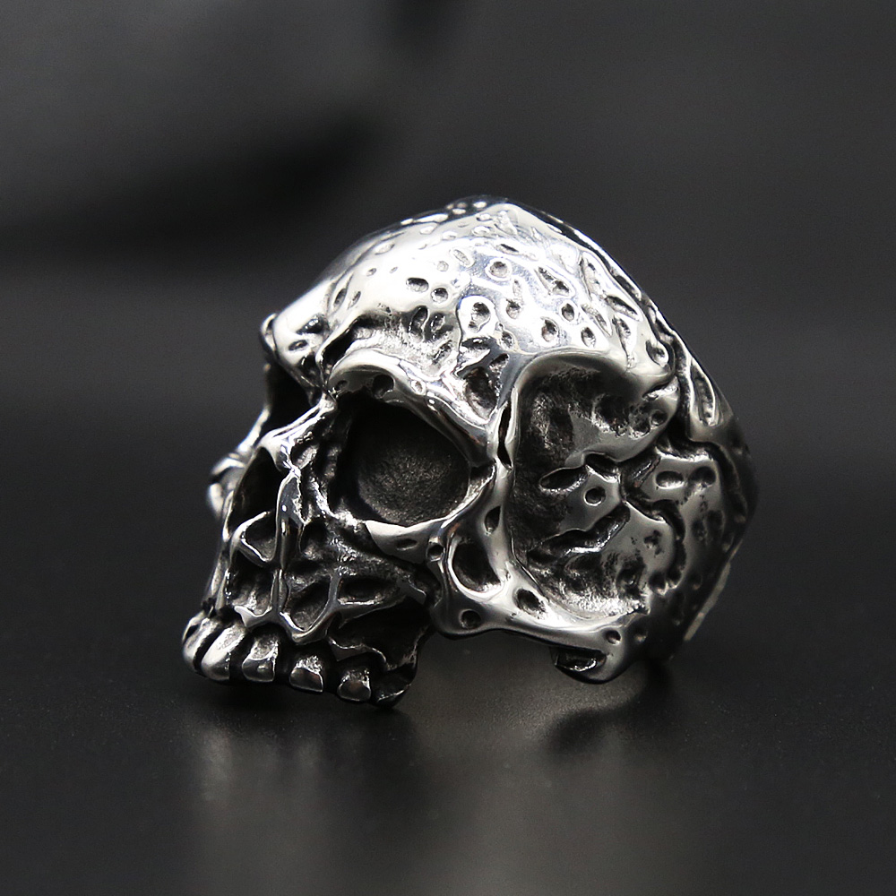Anillo gótico de calavera de a - Mens Fashion Store reseña y precio