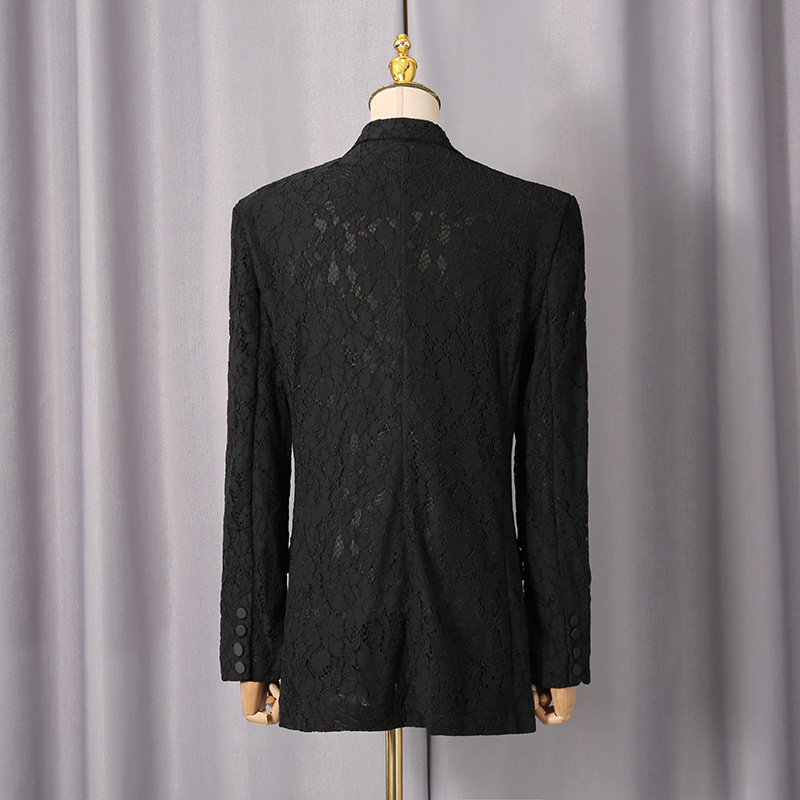 Chaqueta Blazer de encaje con  - Slim Fit Blazer Men reseña y precio