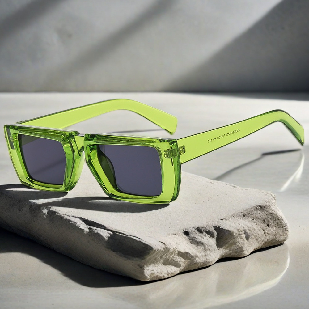 Nuevas Gafas de Sol Rectangula - Men'S Fashion Model reseña y precio