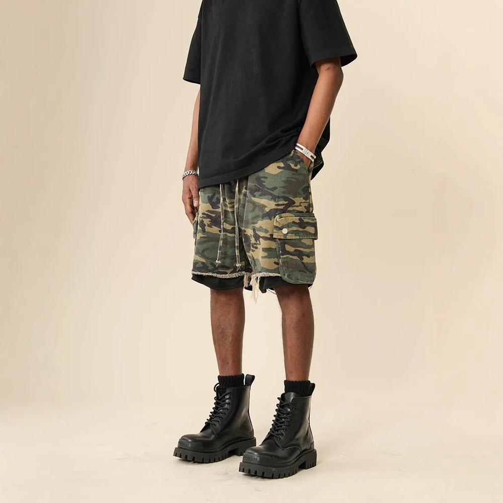 Pantalones Cortos de Camuflaje - Men Fashion Jeans reseña y precio