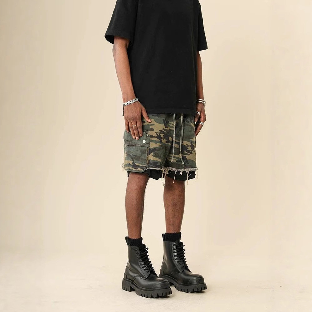 Pantalones Cortos de Camuflaje - Men Fashion Jeans reseña y precio