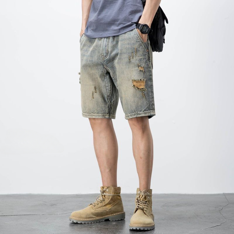 Pantalones vaqueros cortos de  - Men Fashion Jeans reseña y precio