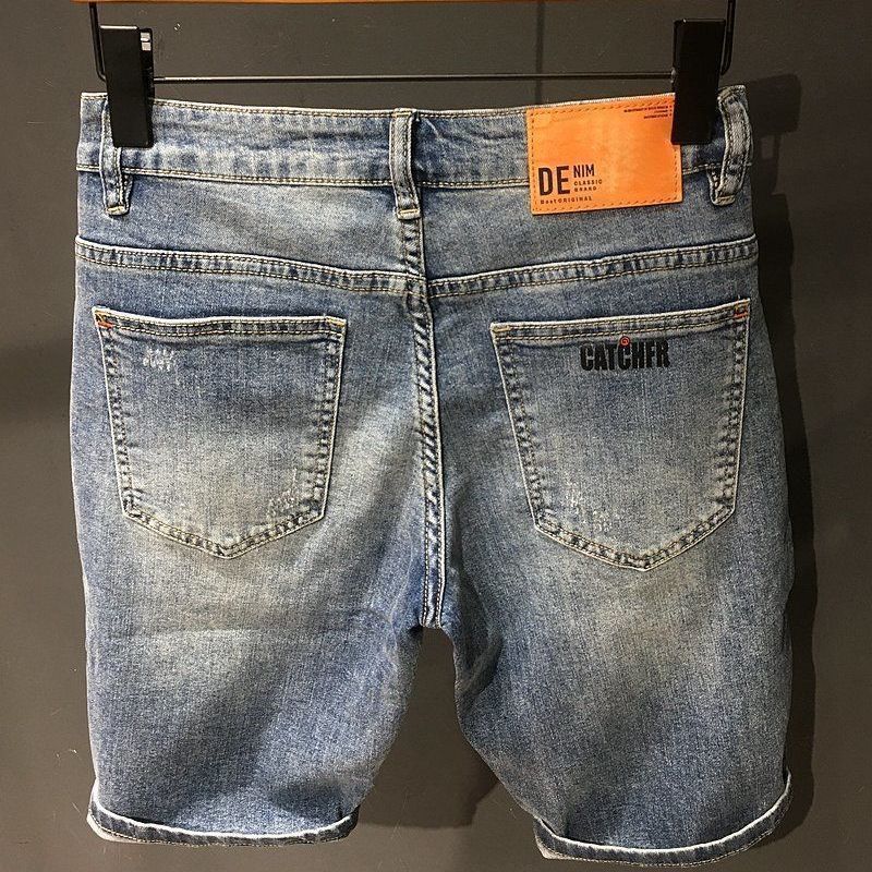 Pantalones vaqueros cortos de  - Men Fashion Jeans reseña y precio