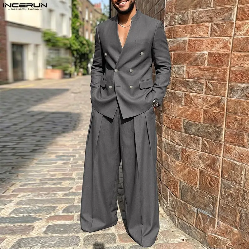 Conjuntos para Hombre INCERUN, - Mens Fashion Blazer reseña y precio