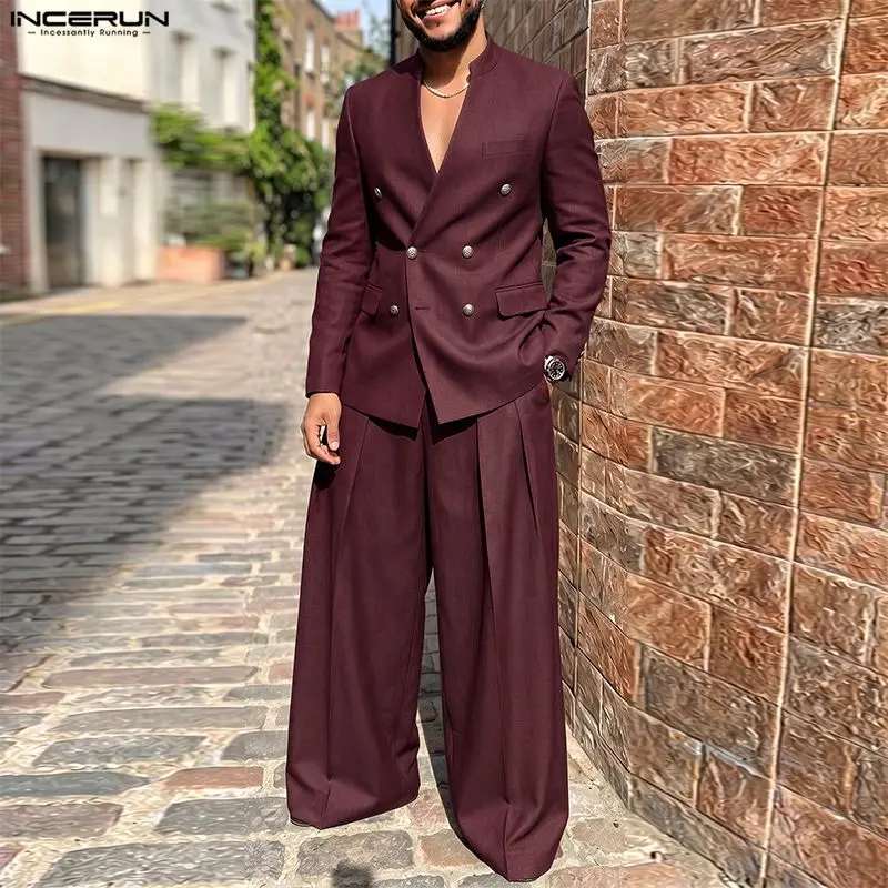 Conjuntos para Hombre INCERUN, - Mens Fashion Blazer reseña y precio