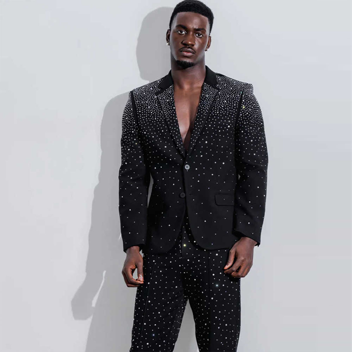 Trajes de Lujo con Diamantes p - Mens Fashion Blazer reseña y precio