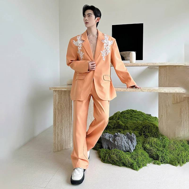 LUZHEN Primavera Nuevo Conjunt - Mens Fashion Blazer reseña y precio