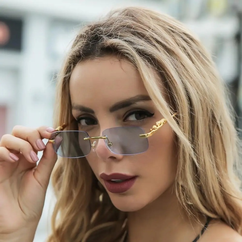 Gafas de Sol Cuadradas Sin Mon - Men'S Fashion Model reseña y precio