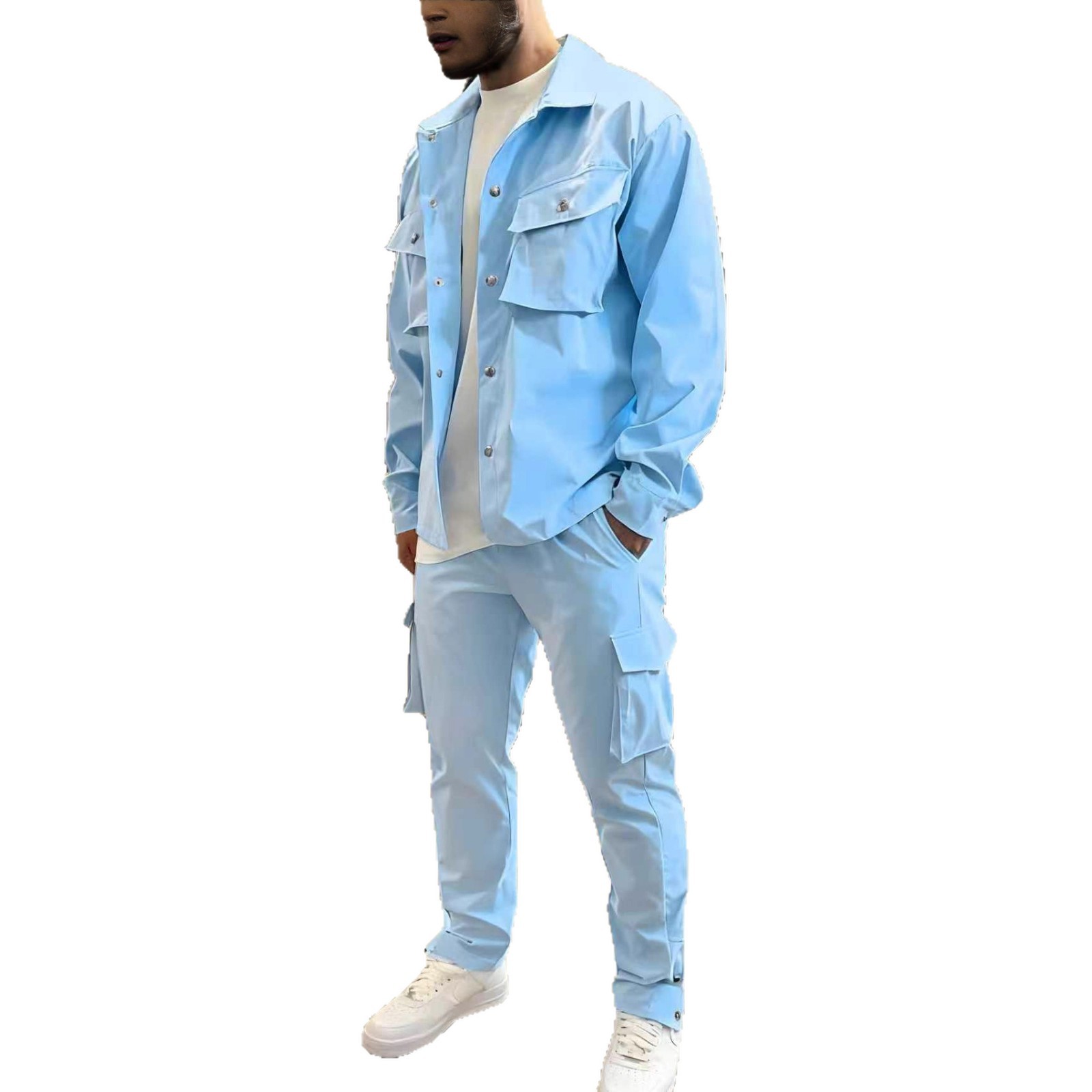 Conjunto de Pantalones y Chaqu - Jacket Mens Fashion reseña y precio