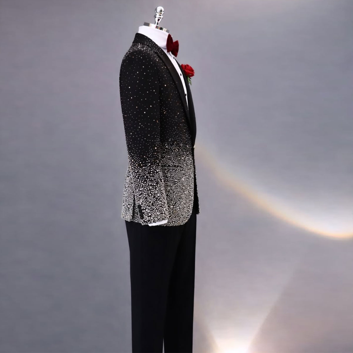 Elegante Traje de Hombre con P - Slim Fit Blazer Men reseña y precio