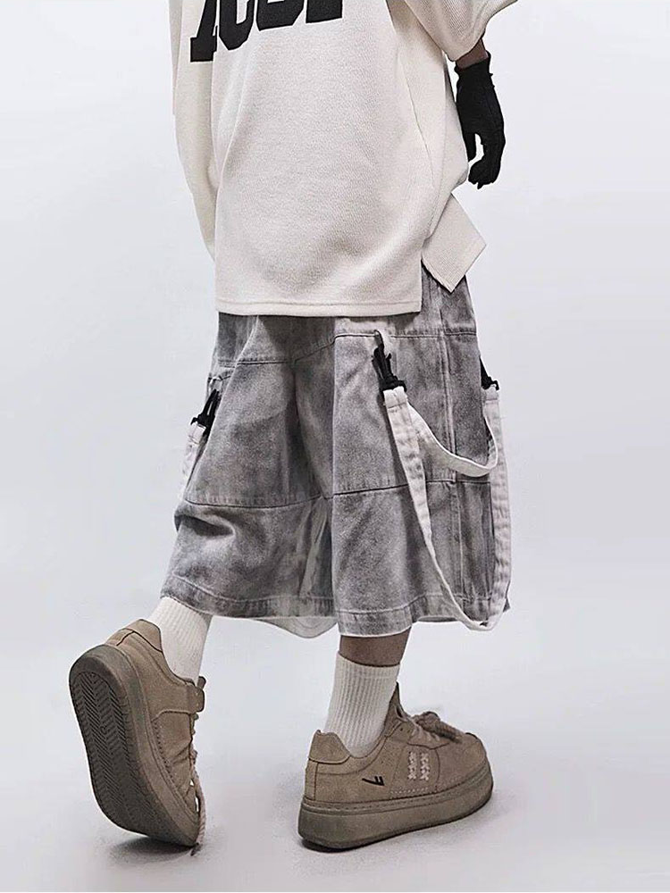 Pantalones Cortos Retro Hip-ho - Men Fashion Jeans reseña y precio