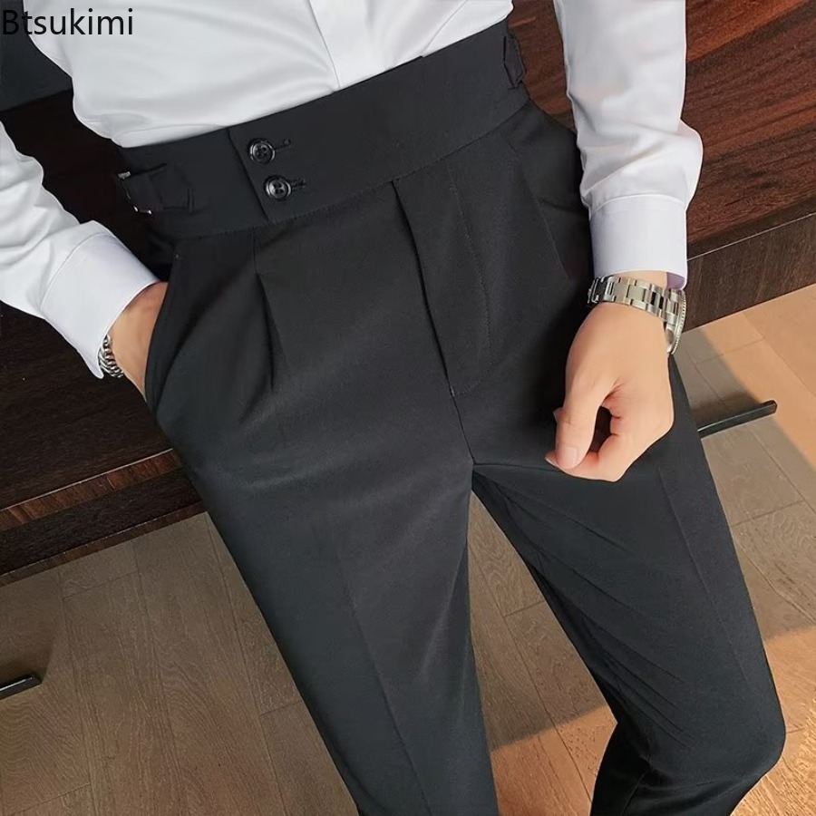 Nuevo 2026 pantalones de traje - Men'S Fashion Linen Pants reseña y precio