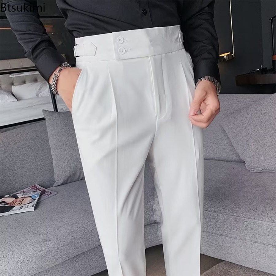 Nuevo 2026 pantalones de traje - Men'S Fashion Linen Pants reseña y precio