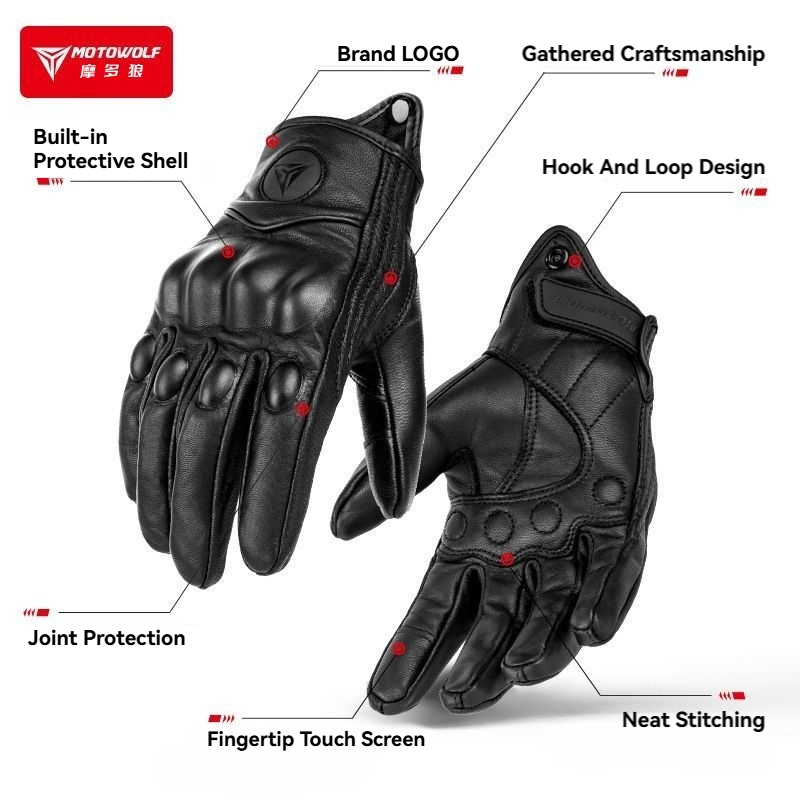 Guantes de Motocicleta MOTOWOL - Men'S Fashion Gloves reseña y precio