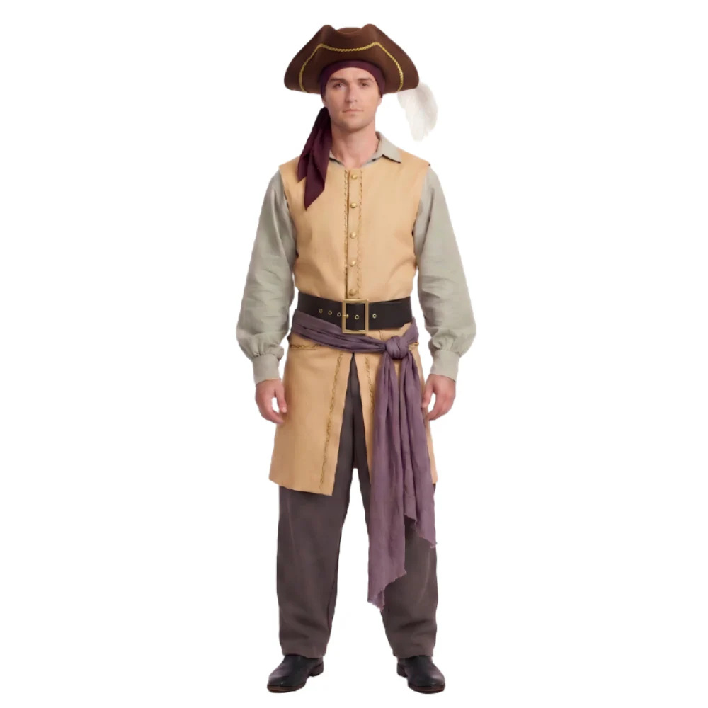 Disfraz de Pirata del Capitán  - Mens Fashion Vest reseña y precio